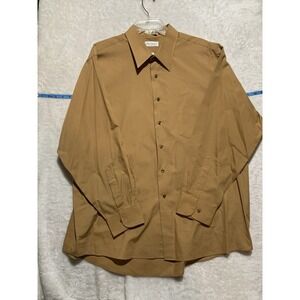 Van Huesen Men's Long Sleeve Button Down Size‎ XX Large 18 34/35